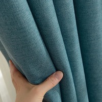Rideau occultant en lin de coton épaissi, rideaux de luxe, sur mesure, 310-80%, 90% cm, recommandé pour le salon, la chambre à coucher 1